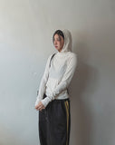 Shane Ribbed Studded Hoodie