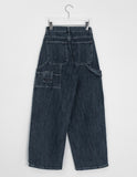 Kadeki Carpenter Wide Denim Pants