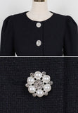 Leviel Puff Tweed Jacket