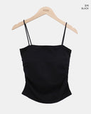 Corning Slim Side Shirring Built-in Cup Sleeveless