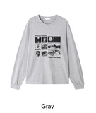 pit print long sleeve t-shirt