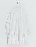 Rohigh Pintuck Shirring Layered Blouse One Piece