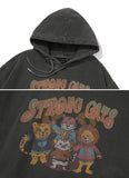 Strong Cats Pigment Hoodie