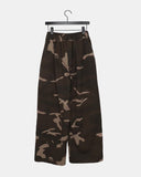 Zerb Camo Banding Pocket Wide-Fit Training Long Pants