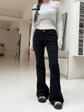 Low Rise Nudie Bootcut Pants