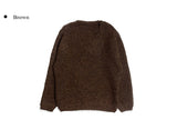 Cheat Loose Fit V-Neck Brush Knit