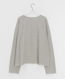 [unisex] Kaoli Stripe Long Sleeve Tee