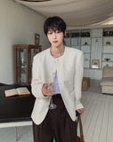 Shaki Tweed Round Jacket