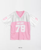 [unisex] Papon Sporty Glossy V-neck Short Sleeve Tee