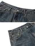 Vintage Wide Balloon Denim Pants