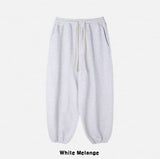 Dion sheepskin wide jogger pants