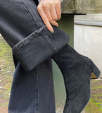 Location Brushed Wide Denim Pants