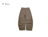 Debbie Cotton Slit Line Long Wide Pants