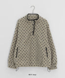 Desili Dot Fleece Anorak Sweatshirt