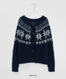 Kikone Nordic Button Knit Cardigan