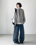 Wir Side Pintuck Wide Denim
