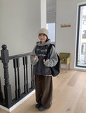 [unisex] Ninico Banding Corduroy Wide Pants