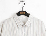 Luckin Bohemian Hippie Stripe Short Sleeve Shirt