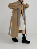 Peach Stripe Long Muffler