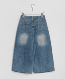 Belkyo Washing Denim Bermuda Pants