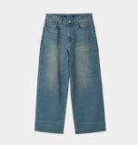 BACK-POINT DENIM PANTS