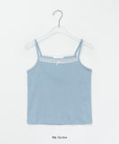 Jettree Punching Ribbon Strap Sleeveless
