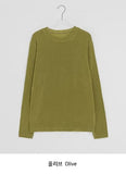 Hankaru Tencel Round Long Sleeve Tee