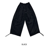 Graph Pintuck Parachute Balloon Pants
