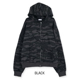 Kokia Camo Two Way Hooded Zip-Up