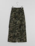 [unisex] Humeco Banding Camo Cargo Wide Pants