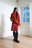 padded fur long boots