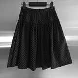Tib Dot Midi Skirt