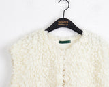 Woola Fur Snowflake Layered Vest