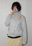 HIGH-NECK SWEAT JACKET