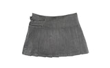 Dachi belted mini pleated skirt