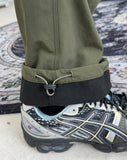 Peuon brushed nylon cargo pants