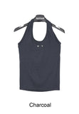 Kisen Eyelet Halter Sleeveless