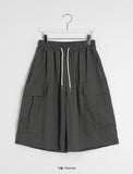 Ryu Roder Nylon Banding Cargo Bermuda Pants