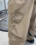 Raviel Check Damage Cotton Pants