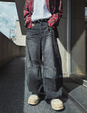 Bolide Washed Baggy Denim Pants