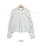 Cutty washed cropped shirt