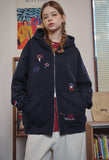 [2-WAY] Mushroom Stitch Zip-Up