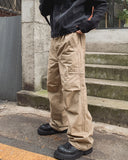 Fielden Plate Zipper Wide Pants