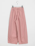 Shana Banding Pin Tuck Cotton Balloon Pants