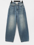 Renen snap wide denim