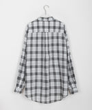 [unisex] Mesha Over Check Shirt