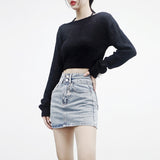 Mary's Angora Strap Knit
