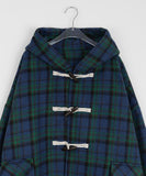 Takoi Duffel Check Hood Short Coat