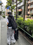 Pigment Balloon Stitch Cargo Denim Pants