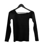 Garrett Unbalanced Button Long Sleeve Knit